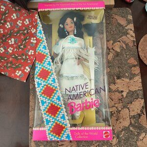 Mattel Native American Barbie.